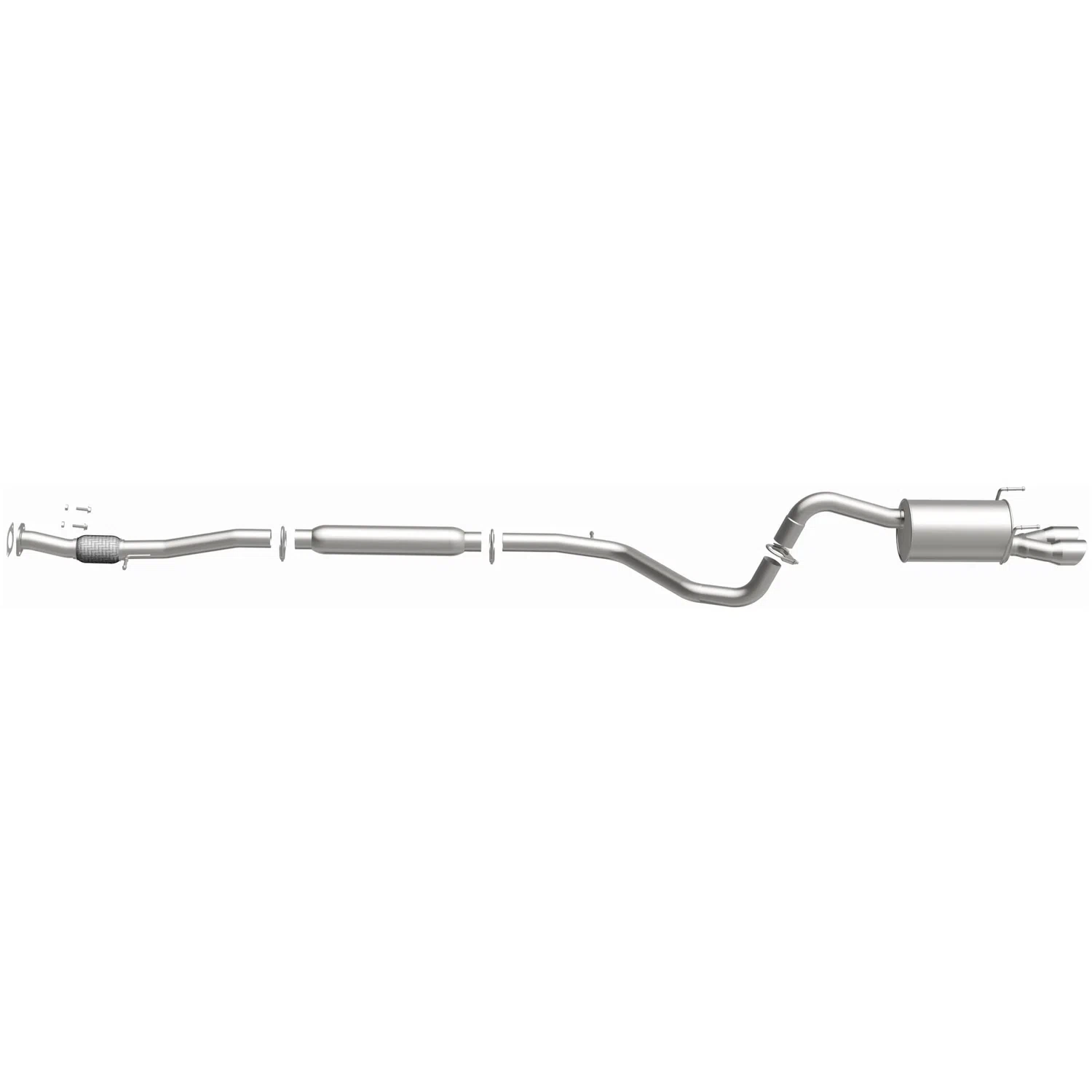2012-2019 Fiat 500 Direct-Fit Replacement Exhaust System 106-0860